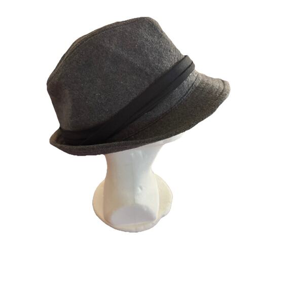 Westend Fedora hat Grey Felt With black band Size XL - Picture 2 of 6